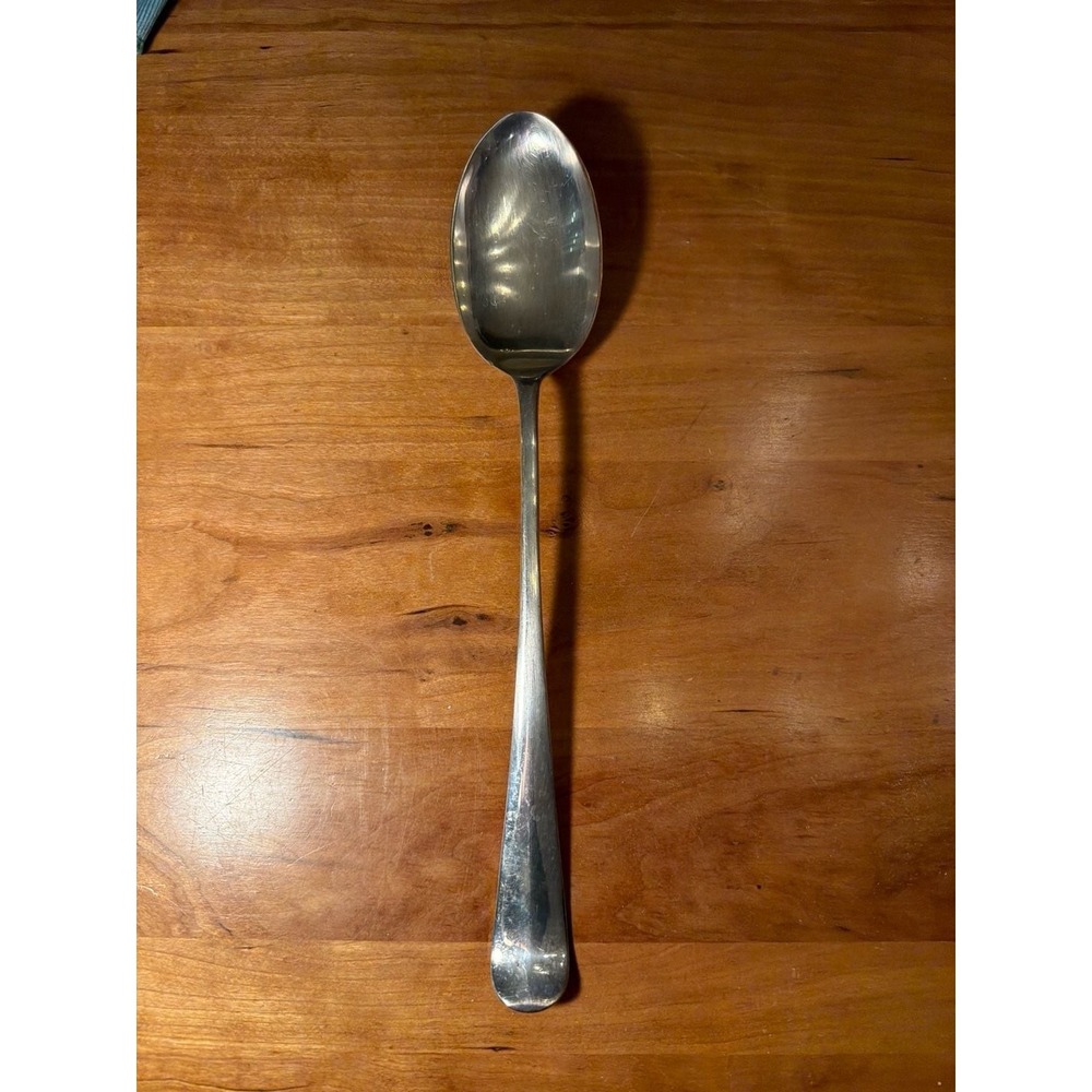 Vintage S.G. England 13 Inch Large Silverplate Bastings Serving Spoon